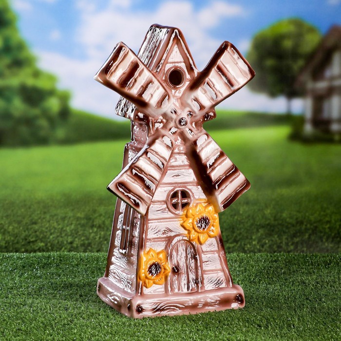 Садовая фигура-светильник "Мельница", коричневая, 40 см, без элемента подсветки
Садовая фигура-светильник "Мельница", коричневая, 40 см, без элемента подсветки