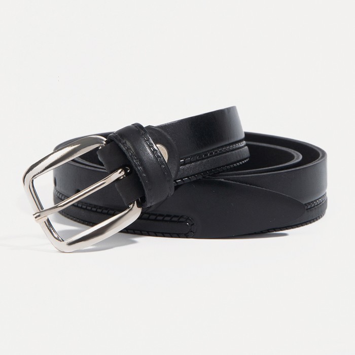 Ремень детский, ширина 3 см, пряжка металл, цвет чёрный
Ремень детский, ширина 3 см, пряжка металл, цвет чёрный