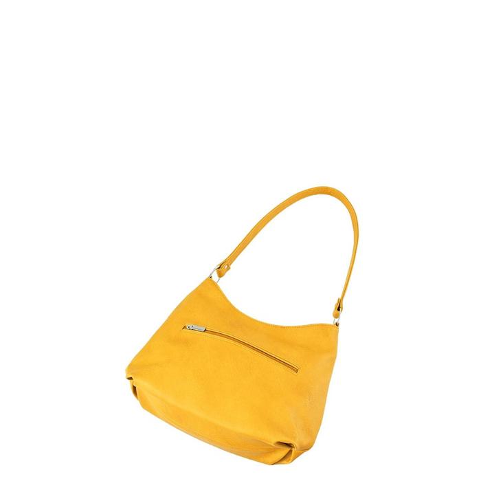 фото Сумка мешок иск.кожа, отдел на молнии, цвет жёлтый 30х10х25см bagsland