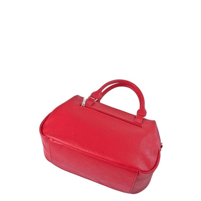 фото Сумка тоут иск.кожа, 2 отдела на молнии, цвет красный 24х14х22,5см bagsland