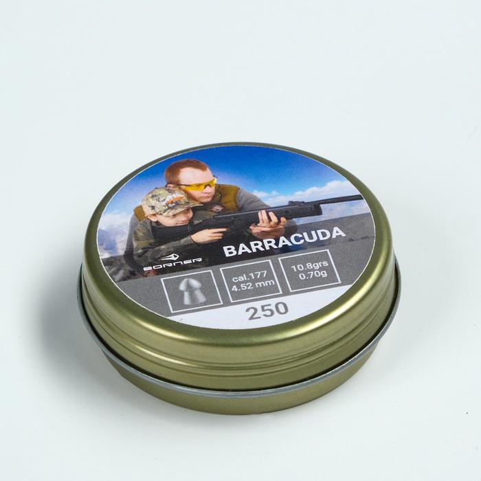 Пули для пневматики Borner "Barracuda" кал. 4,5мм, 0,70гр, 250шт 
Пули для пневматики Borner "Barracuda" кал. 4,5мм, 0,70гр, 250шт