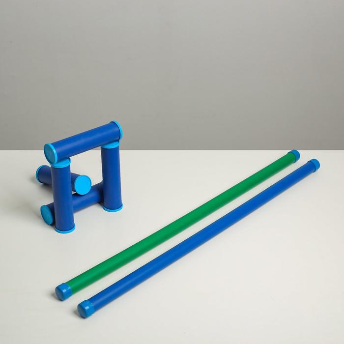 Игра "Городки", пластик, 2 биты 60 см, 5 городков 13 см, d=3.2 cм
Игра "Городки", пластик, 2 биты 60 см, 5 городков 13 см, d=3.2 cм