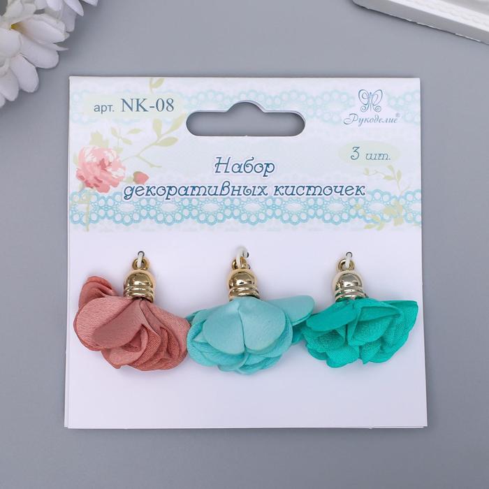Набор декоративных кисточек "Рукоделие. Цветы" NK-08, 3 шт
Набор декоративных кисточек "Рукоделие. Цветы" NK-08, 3 шт