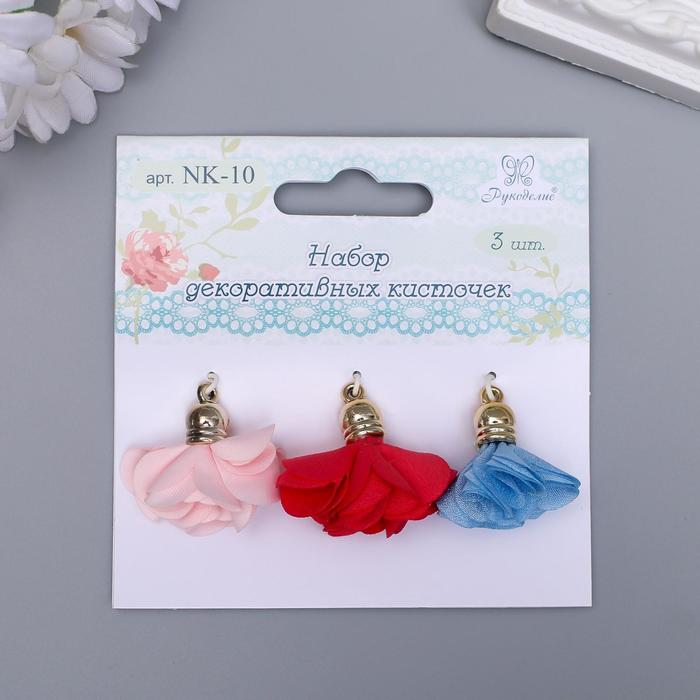 Набор декоративных кисточек "Рукоделие. Цветы" NK-10, 3 шт
Набор декоративных кисточек "Рукоделие. Цветы" NK-10, 3 шт