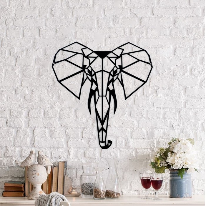 Панно металлическое "Слон" 30х30 см
Панно металлическое "Слон" 30х30 см