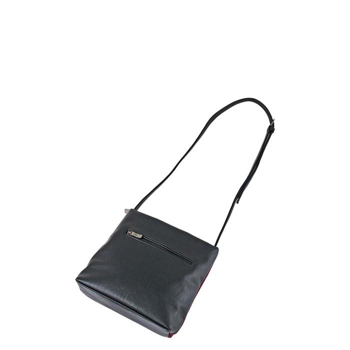 фото Сумка кросс-боди иск.кожа, отдел на молнии, цвет красный 21х7х23см bagsland