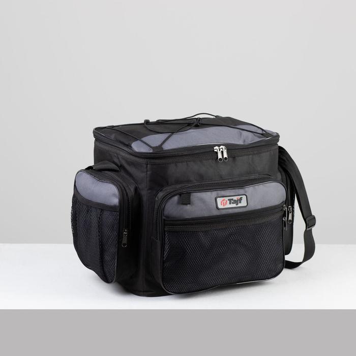 Сумка туристическая, отдел на молнии, цвет чёрный/серый 
Сумка туристическая, отдел на молнии, цвет чёрный/серый