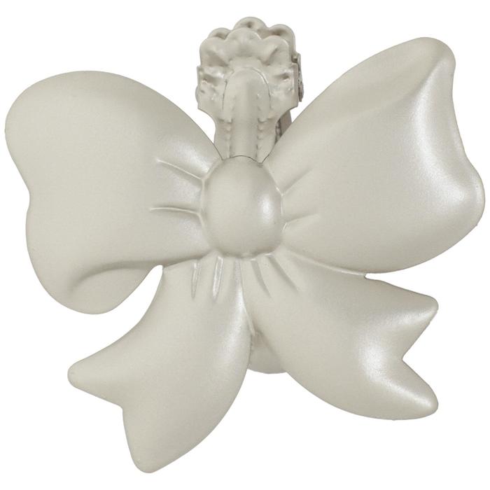 Клипса для штор на защёлке «Бант», цвет жемчужный
Клипса для штор на защёлке «Бант», цвет жемчужный