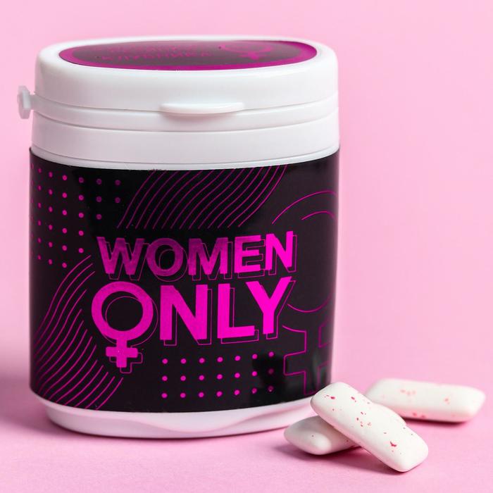 Жевательная резинка Women Only, клубника, 42 г.
Жевательная резинка Women Only, клубника, 42 г.