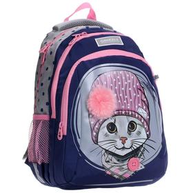 Рюкзак школьный, Grizzly RG-162, 41x27x20 см, эргономичная спинка, отделение для ноутбука, «Котик»
Рюкзак школьный, Grizzly RG-162, 41x27x20 см, эргономичная спинка, отделение для ноутбука, «Котик»