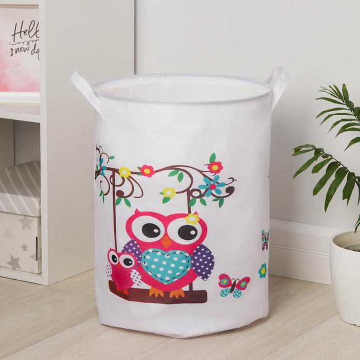 Корзина универсальная «Совушки», 35×45 см, с затяжкой
Корзина универсальная «Совушки», 35×45 см, с затяжкой