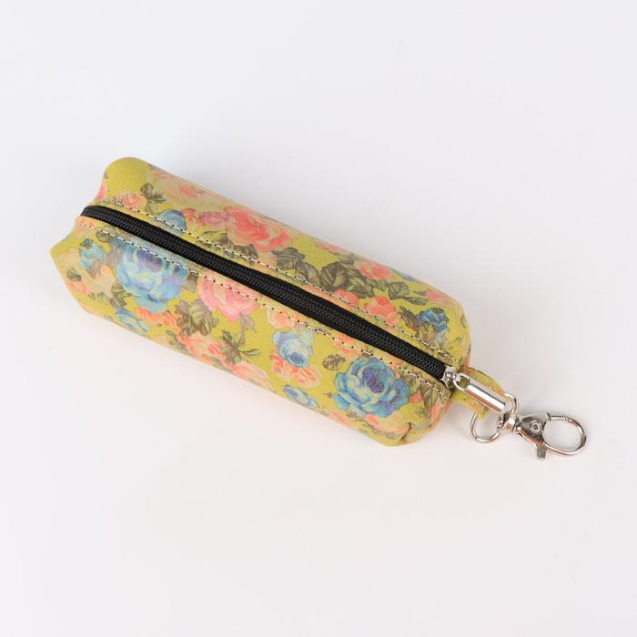 Ключница на молнии, длина 13 см, металлическое кольцо, цветы МИКС
Ключница на молнии, длина 13 см, металлическое кольцо, цветы МИКС