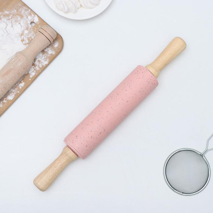 Скалка «Конфетти», 38×5,2 см, рабочая часть 19,5 см, цвет розовый
Скалка «Конфетти», 38×5,2 см, рабочая часть 19,5 см, цвет розовый