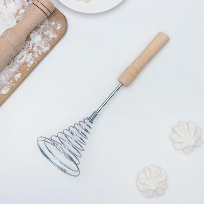 Венчик «Конус», 27 см, с деревянной ручкой
Венчик «Конус», 27 см, с деревянной ручкой
