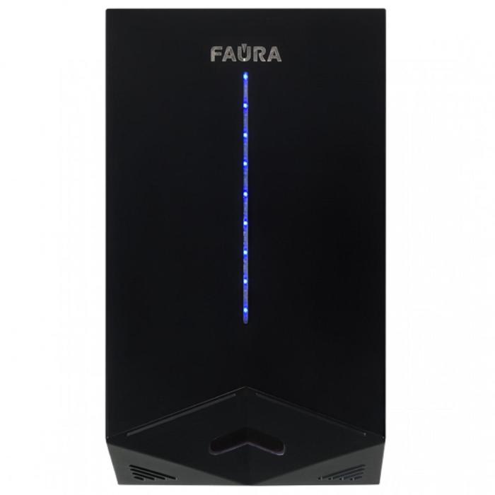 Сушилка для рук Faura FHD 1200B, 1200 Вт, скорость потока 35 м/с, чёрный