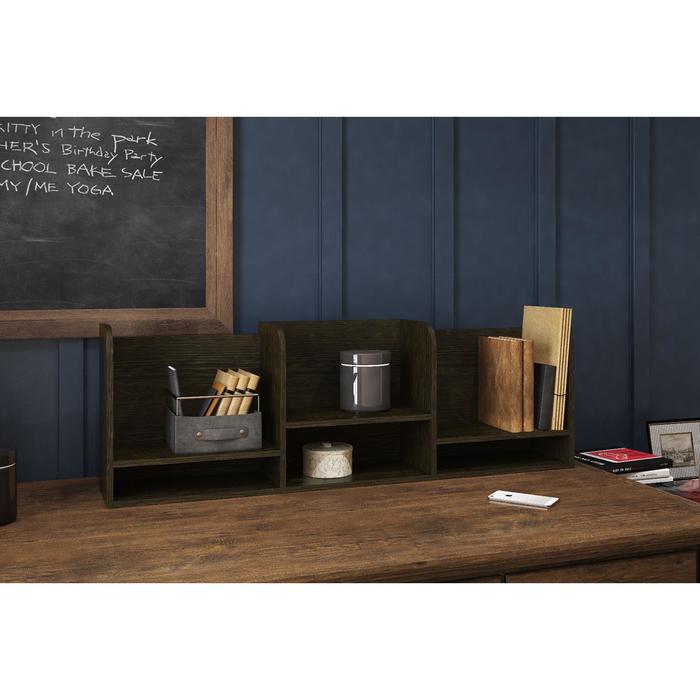 Подставка органайзер настольный Лео 5, 1000х180х280, Венге
Подставка органайзер настольный Лео 5, 1000х180х280, Венге