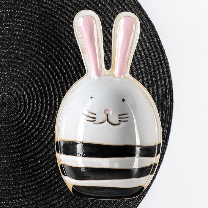 Блюдо сервировочное «Зайка», 12,5×12,5×7 см