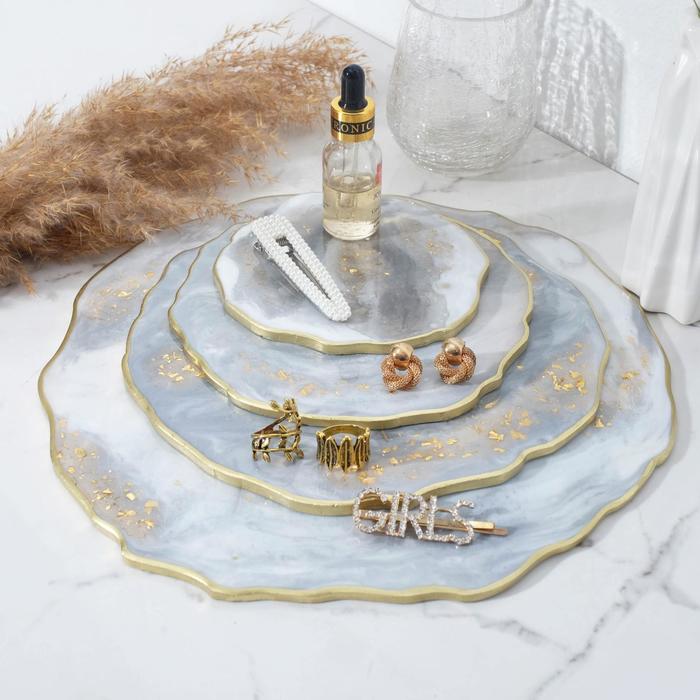 Набор интерьерных подставок "Жеода", цвет белый
Набор интерьерных подставок "Жеода", цвет белый