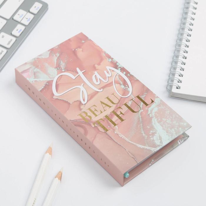 Блок бумаг для записей, стикеры, ручка Stay
Блок бумаг для записей, стикеры, ручка Stay