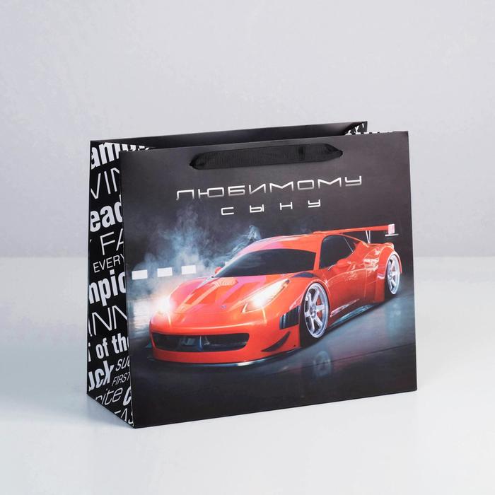 Пакет ламинированный горизонтальный «Любимому Сыну», ML 27 × 23 × 11,5 см
Пакет ламинированный горизонтальный «Любимому Сыну», ML 27 × 23 × 11,5 см