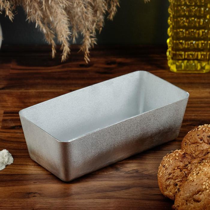 Форма для выпечки хлеба, 19.5х9.5х6 см, литой алюминий
Форма для выпечки хлеба, 19.5х9.5х6 см, литой алюминий