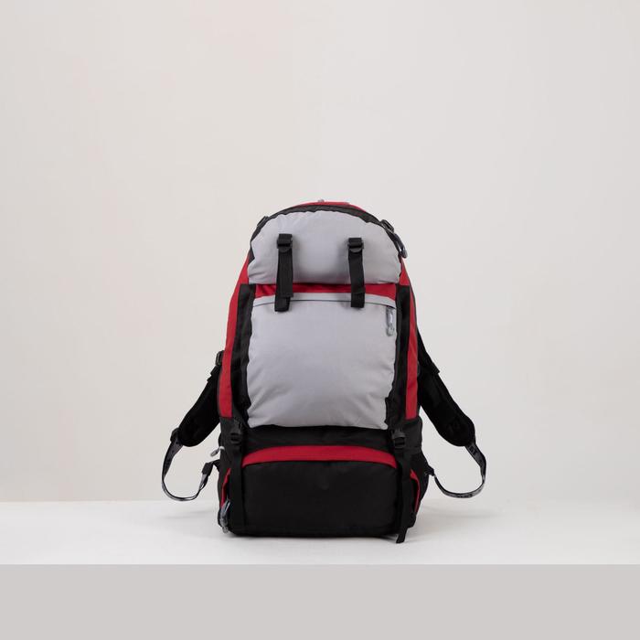 Рюкзак туристический, 80 л, отдел на молнии, 3 наружных кармана, цвет чёрный/серый/бордовый
Рюкзак туристический, 80 л, отдел на молнии, 3 наружных кармана, цвет чёрный/серый/бордовый