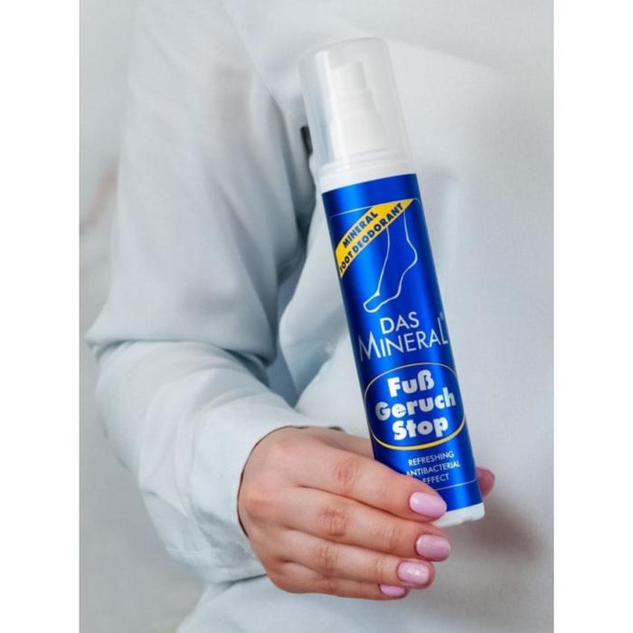 Минеральный дезодорант для ног Das Mineral. Fuss Geruch Stop, 150 мл
Минеральный дезодорант для ног Das Mineral. Fuss Geruch Stop, 150 мл