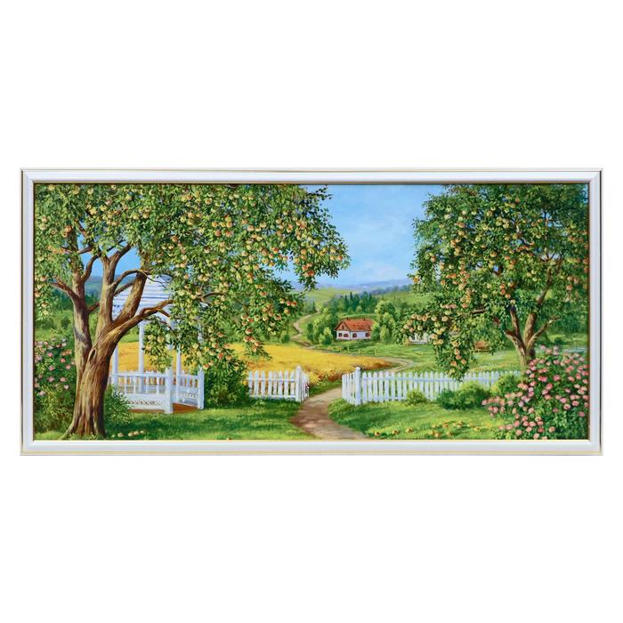 Картина "В летнем саду" 33х70(36х73) см
Картина "В летнем саду" 33х70(36х73) см