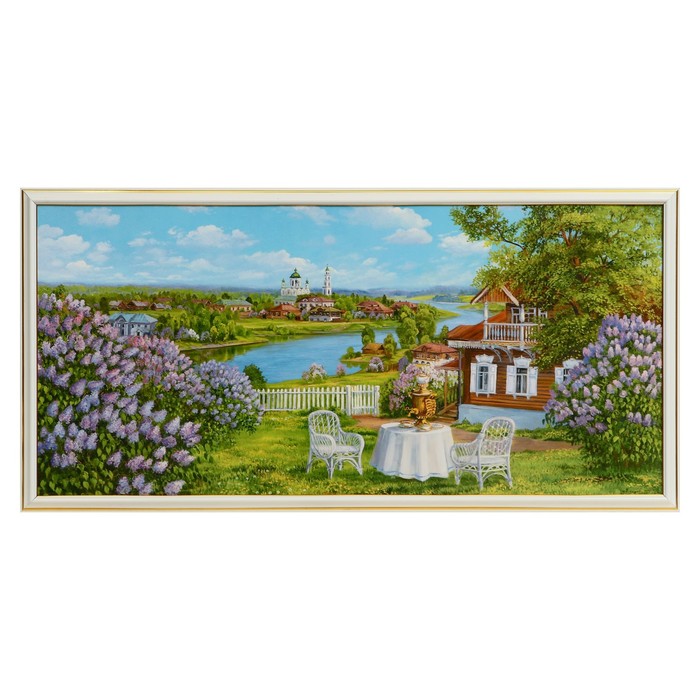 Картина "Чаепитие в саду" 33х70(36х73) см
Картина "Чаепитие в саду" 33х70(36х73) см