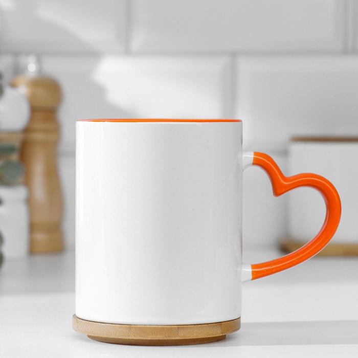 Кружка под сублимацию с фигурной ручкой "Сердце" оранжевая внутри и ручка стандарт 320мл
Кружка под сублимацию с фигурной ручкой "Сердце" оранжевая внутри и ручка стандарт 320мл