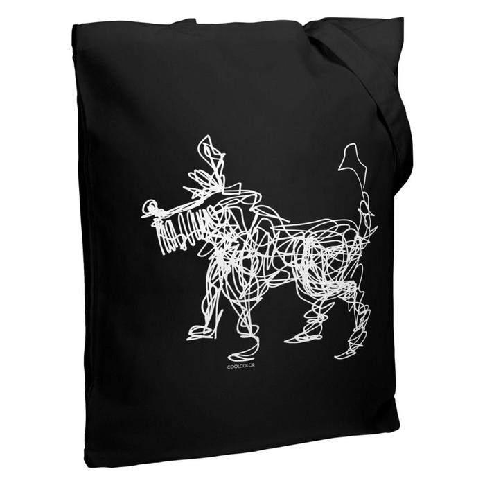 Холщовая сумка «Собака Каляка» черная, 35х38х6 см, ручки: 54х2,5 см
Холщовая сумка «Собака Каляка» черная, 35х38х6 см, ручки: 54х2,5 см