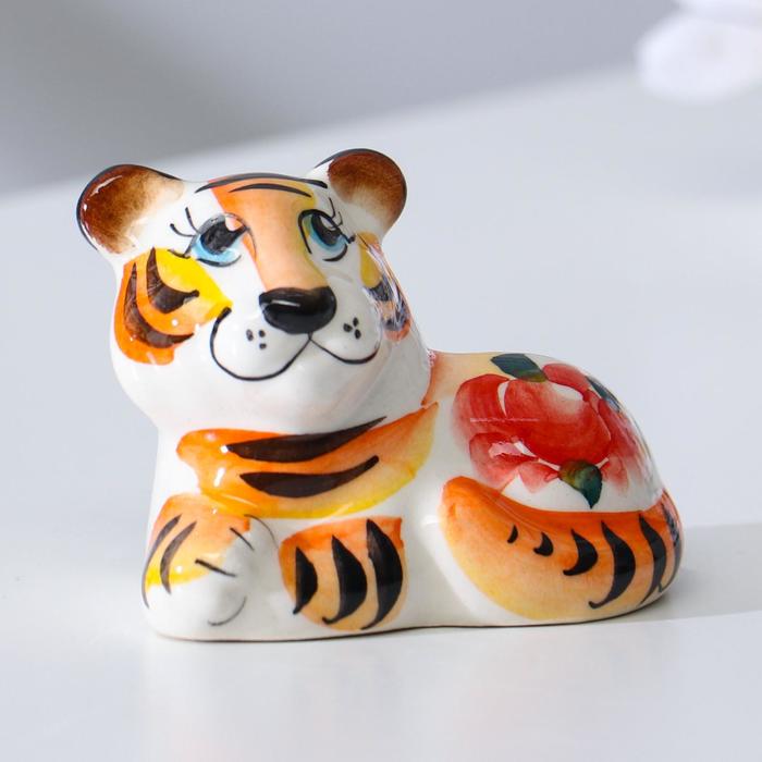Сувенир Тигр "Ник", 7,5 см, гжель, цвет
Сувенир Тигр "Ник", 7,5 см, гжель, цвет