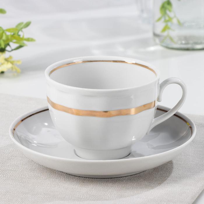 Чашка чайная с блюдцем «Монреаль», 275 мл
Чашка чайная с блюдцем «Монреаль», 275 мл