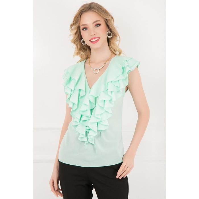 Блузка женская «Тутино минт», размер 52
Блузка женская «Тутино минт», размер 52