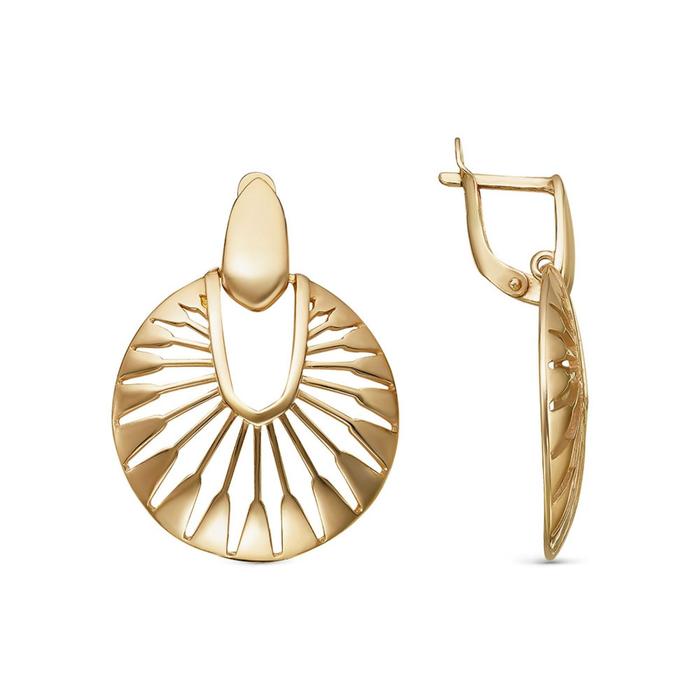 Серьги "Щит", розовое золочение
Серьги "Щит", розовое золочение