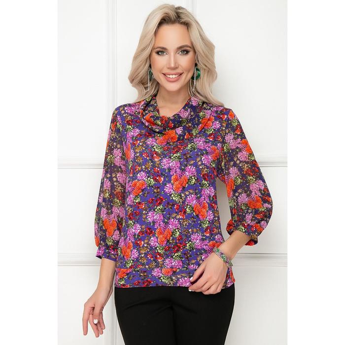 Блузка женская «Рольфо фловерс», размер 48
Блузка женская «Рольфо фловерс», размер 48