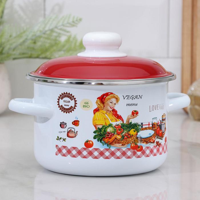 Кастрюля «Хозяюшка», 2 л
Кастрюля «Хозяюшка», 2 л