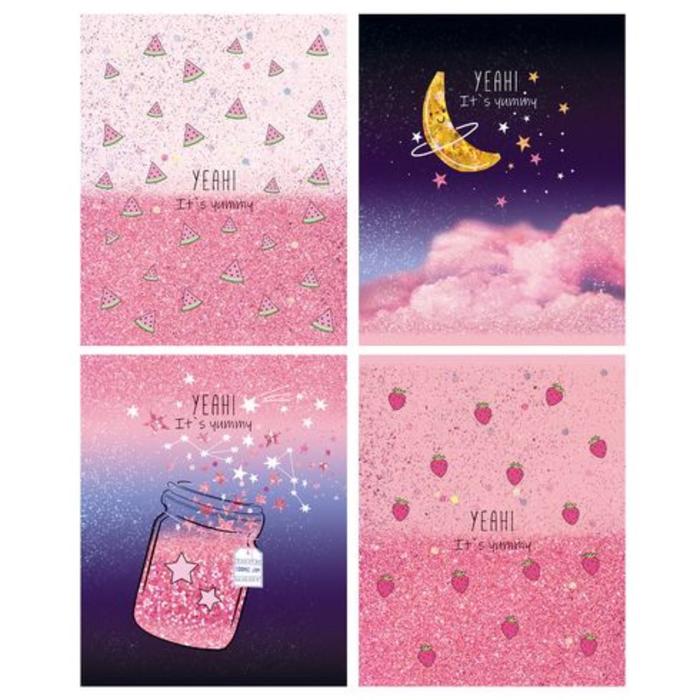 Тетрадь 48 листов в клетку "Это вкусно", обложка мелованный картон, блёстки, блок офсет, МИКС
Тетрадь 48 листов в клетку "Это вкусно", обложка мелованный картон, блёстки, блок офсет, МИКС