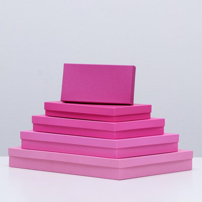 Набор коробок 5 в 1 "Пантон 230-о", 40 х 30 х 5 - 20 х 10 х 3 см
Набор коробок 5 в 1 "Пантон 230-о", 40 х 30 х 5 - 20 х 10 х 3 см