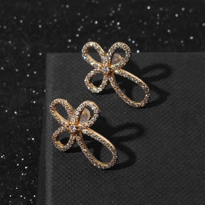 Серьги со стразами "Крест" дуги, цвет белый в золоте
Серьги со стразами "Крест" дуги, цвет белый в золоте