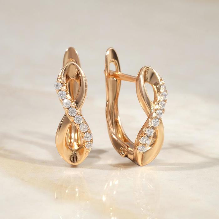 Серьги со стразами "Магия" бесконечность, дорожка, цвет белый в золоте
Серьги со стразами "Магия" бесконечность, дорожка, цвет белый в золоте