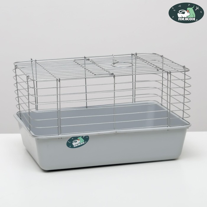 Клетка для морских свинок "Пижон" №15, складная, без наполнения, 43 х 31 х 23,5 см, серая
Клетка для морских свинок "Пижон" №15, складная, без наполнения, 43 х 31 х 23,5 см, серая