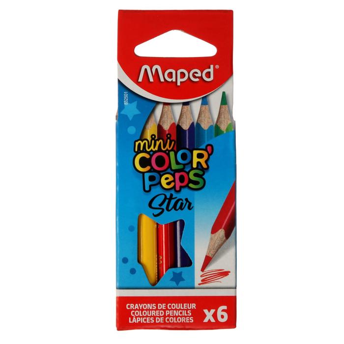 Карандаши 6 цветов Maped Color` Peps Mini, треугольные, ударопрочный грифель, картонный футляр
Карандаши 6 цветов Maped Color` Peps Mini, треугольные, ударопрочный грифель, картонный футляр