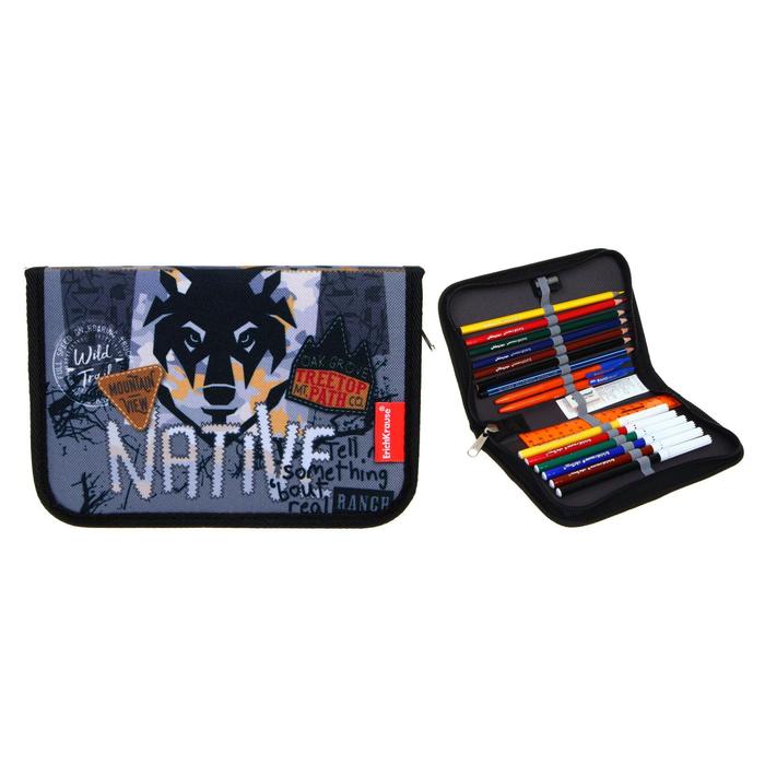 Пенал 1 секция Erich Krause Rough Native, 135 х 205 х 30 мм, с наполнением, 18 предметов
Пенал 1 секция Erich Krause Rough Native, 135 х 205 х 30 мм, с наполнением, 18 предметов