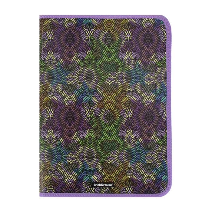 Папка для тетрадей А4 ErichKrause "Purple Python", пластиковая, на молнии 
Папка для тетрадей А4 ErichKrause "Purple Python", пластиковая, на молнии