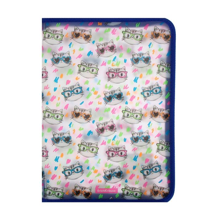 Папка для тетрадей А4 ErichKrause Neon Cats, 550 мкм, пластиковая, на молнии
Папка для тетрадей А4 ErichKrause Neon Cats, 550 мкм, пластиковая, на молнии