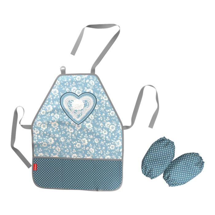 Фартук для труда + нарукавники, 550 х 430/260 х 120, ErichKrause Lacey Heart
Фартук для труда + нарукавники, 550 х 430/260 х 120, ErichKrause Lacey Heart