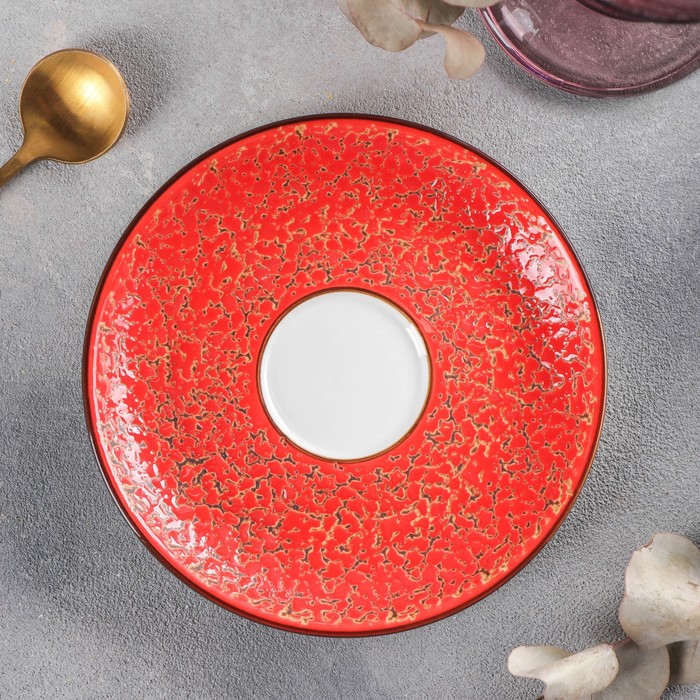 Блюдце Splash, d=14 см, цвет красный
Блюдце Splash, d=14 см, цвет красный