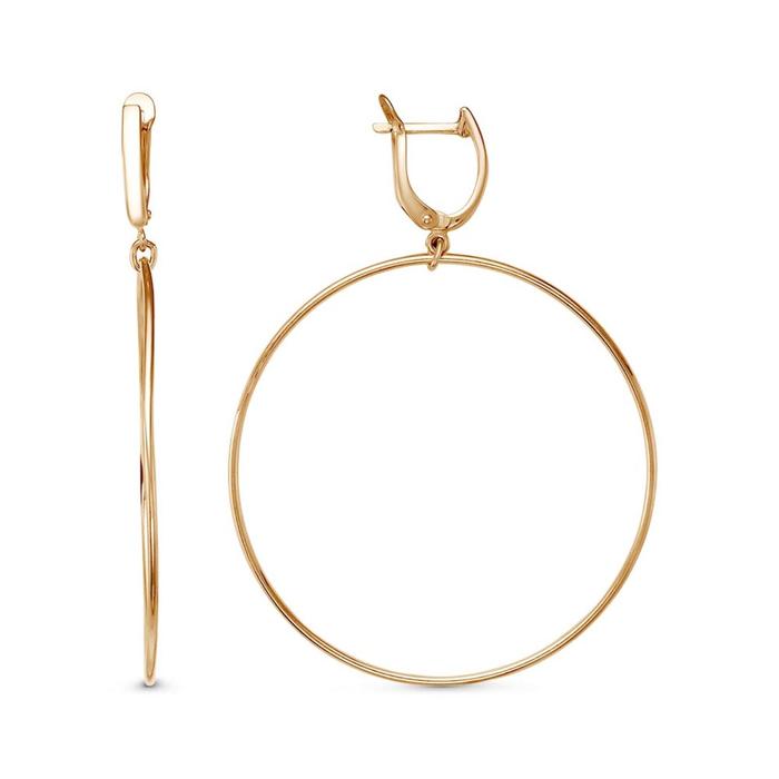 Серьги "Кольцо", розовое золочение
Серьги "Кольцо", розовое золочение