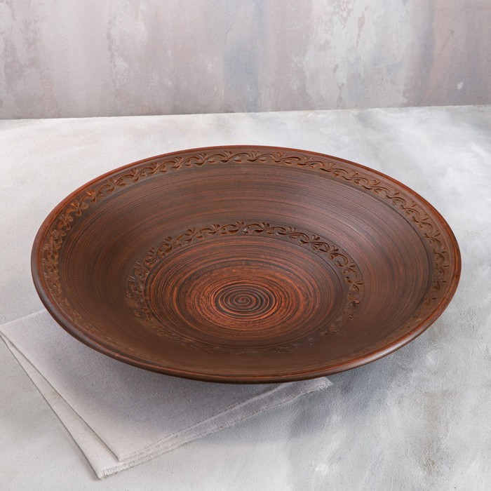 Блюдо для подачи "Шашлычное", декор, красная глина, 42 см
Блюдо для подачи "Шашлычное", декор, красная глина, 42 см